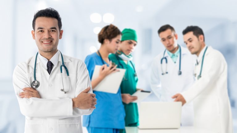 Medical people group - Doctor, Nurse and Surgeon